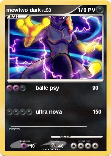 Pokemon mewtwo dark