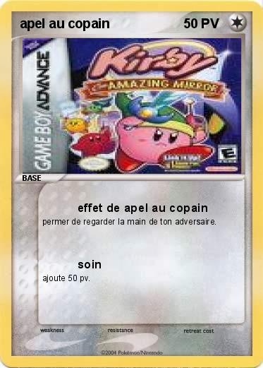 Pokemon apel au copain