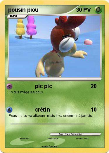 Pokemon pousin piou