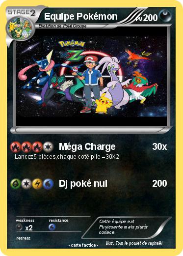 Pokemon Equipe Pokémon