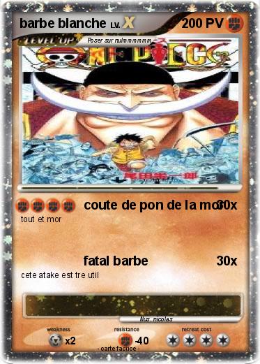 Pokemon barbe blanche