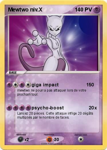 Pokemon Mewtwo niv.X