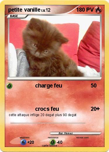 Pokemon petite vanille