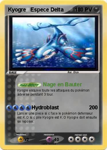 Pokemon Kyogre   Espece Delta