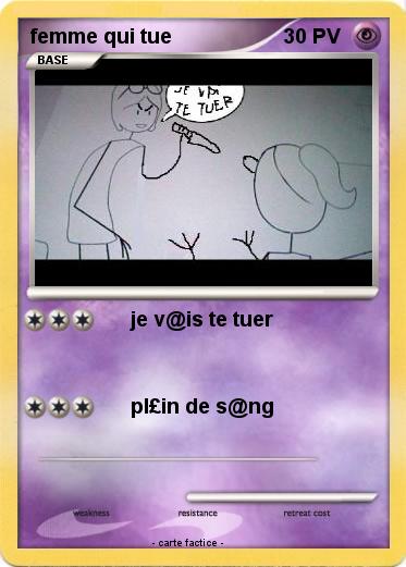 Pokemon femme qui tue