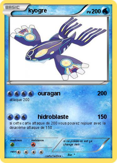 Pokemon kyogre