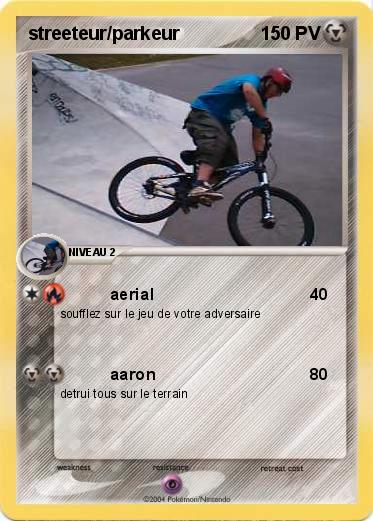 Pokemon streeteur/parkeur