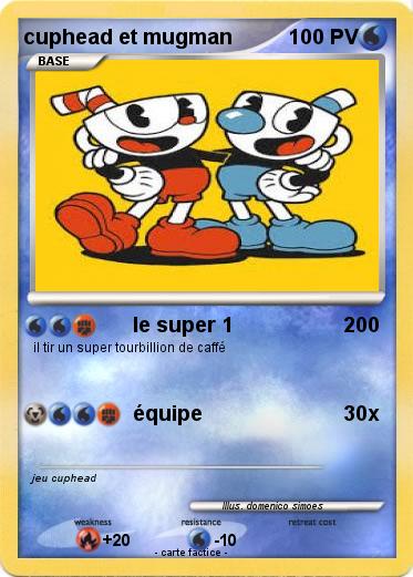 Pokemon cuphead et mugman