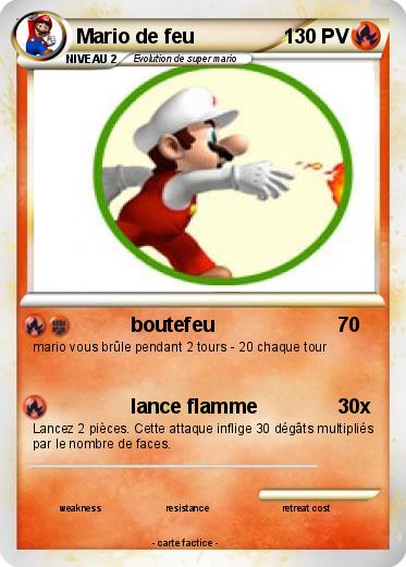 Pokemon Mario de feu
