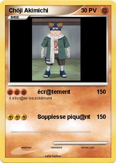Pokemon Chôji Akimichi