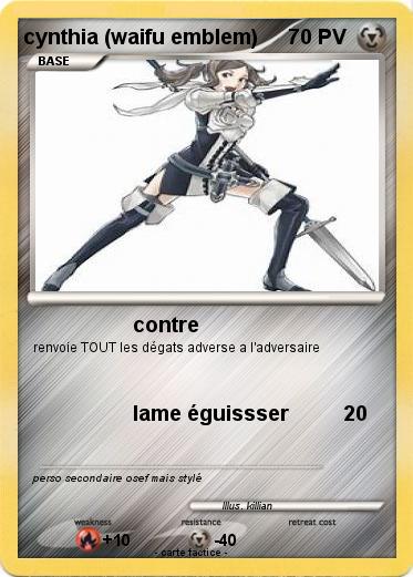 Pokemon cynthia (waifu emblem)