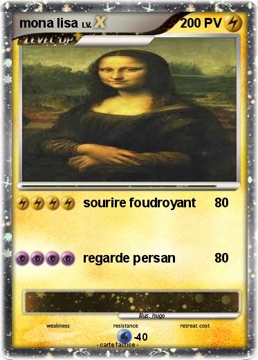 Pokemon mona lisa