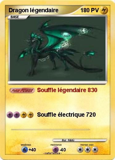 Pokemon Dragon légendaire
