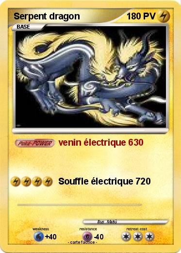 Pokemon Serpent dragon