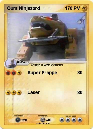 Pokemon Ours Ninjazord