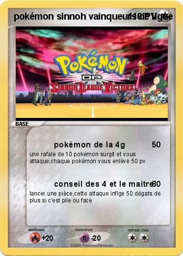 Pokemon pokémon sinnoh vainqueurs de ligue