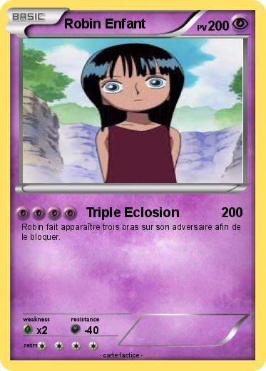 Pokemon Robin Enfant