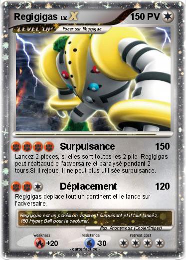 Pokemon Regigigas