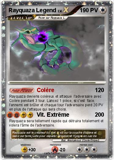Pokemon Rayquaza Legend