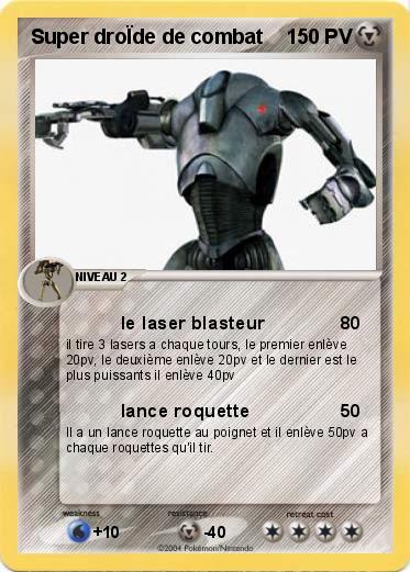Pokemon Super droÏde de combat