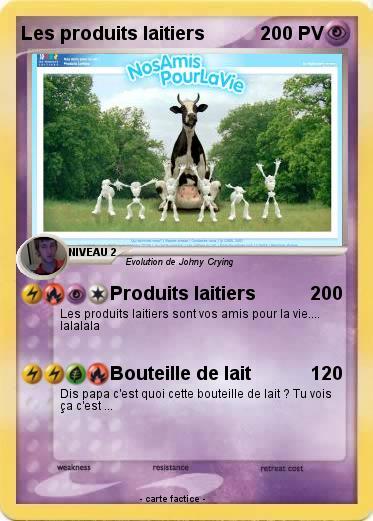 Pokemon Les produits laitiers