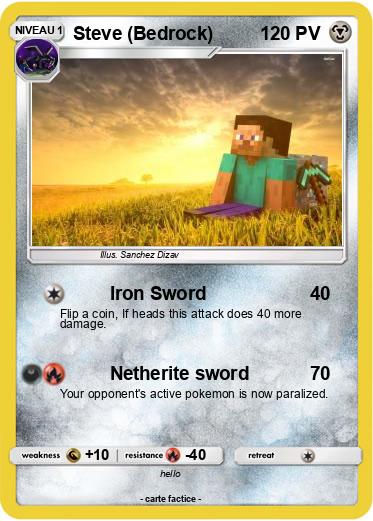 Pokemon Steve (Bedrock)