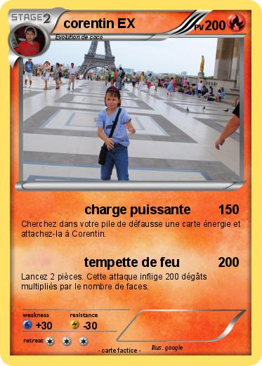 Pokemon corentin EX