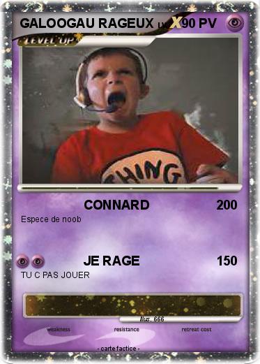 Pokemon GALOOGAU RAGEUX