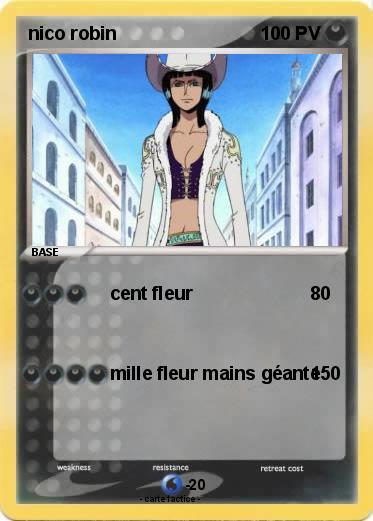 Pokemon nico robin