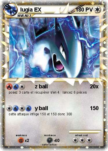 Pokemon lugia EX