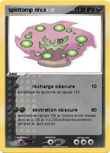 Pokemon spiritomp niv.x