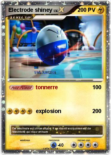 Pokemon Electrode shiney