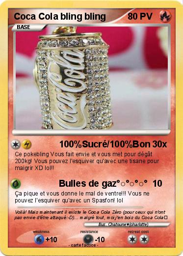 Pokemon Coca Cola bling bling