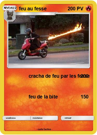 Pokemon feu au fesse