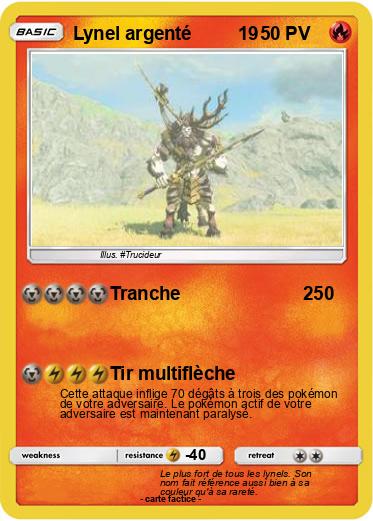Pokemon Lynel argenté         19