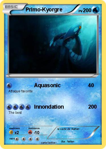 Pokemon Primo-Kyorgre