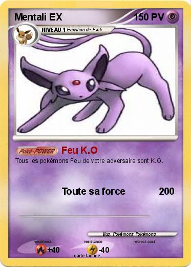 Pokemon Mentali EX