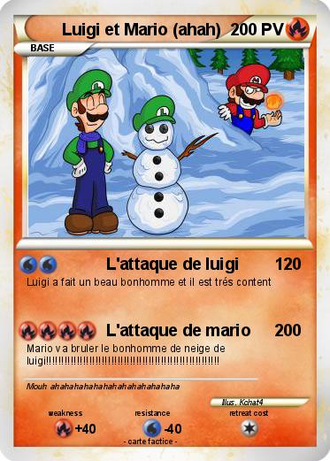 Pokemon Luigi et Mario (ahah)