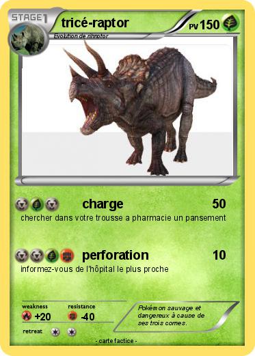 Pokemon tricé-raptor