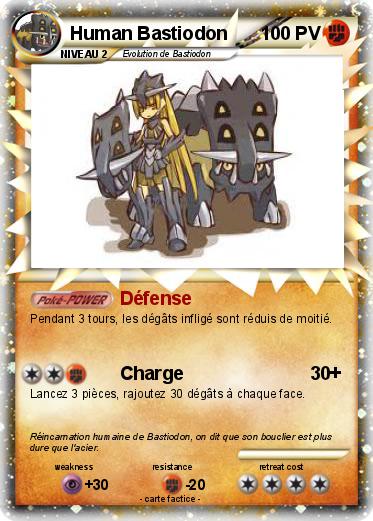 Pokemon Human Bastiodon