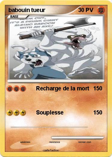 Pokemon babouin tueur