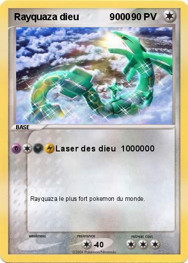 Pokemon Rayquaza dieu            9000