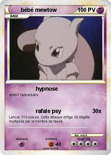 Pokemon bébé mewtow