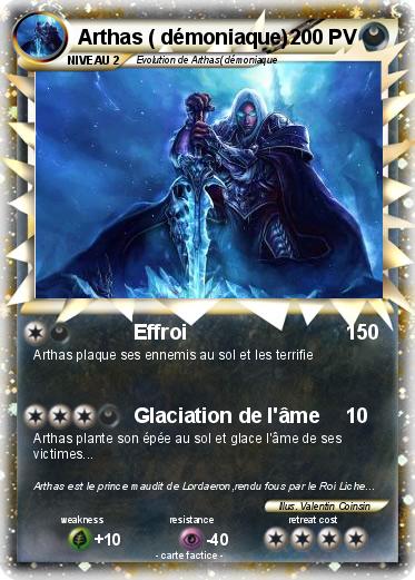 Pokemon Arthas ( démoniaque)