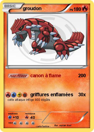 Pokemon groudon