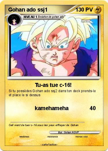 Pokemon Gohan ado ssj1