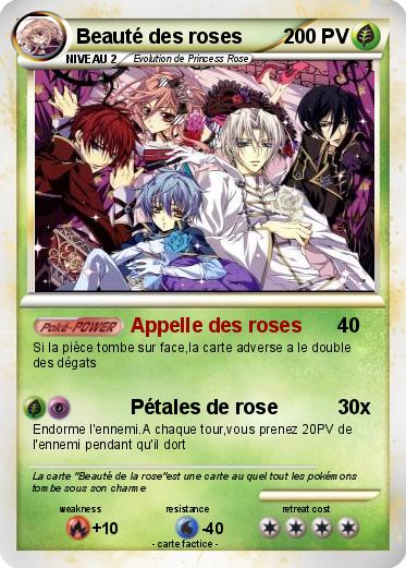 Pokemon Beauté des roses