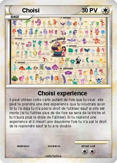 Pokemon Choisi