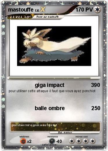 Pokemon mastouffe