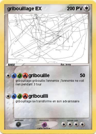Pokemon gribouillage EX